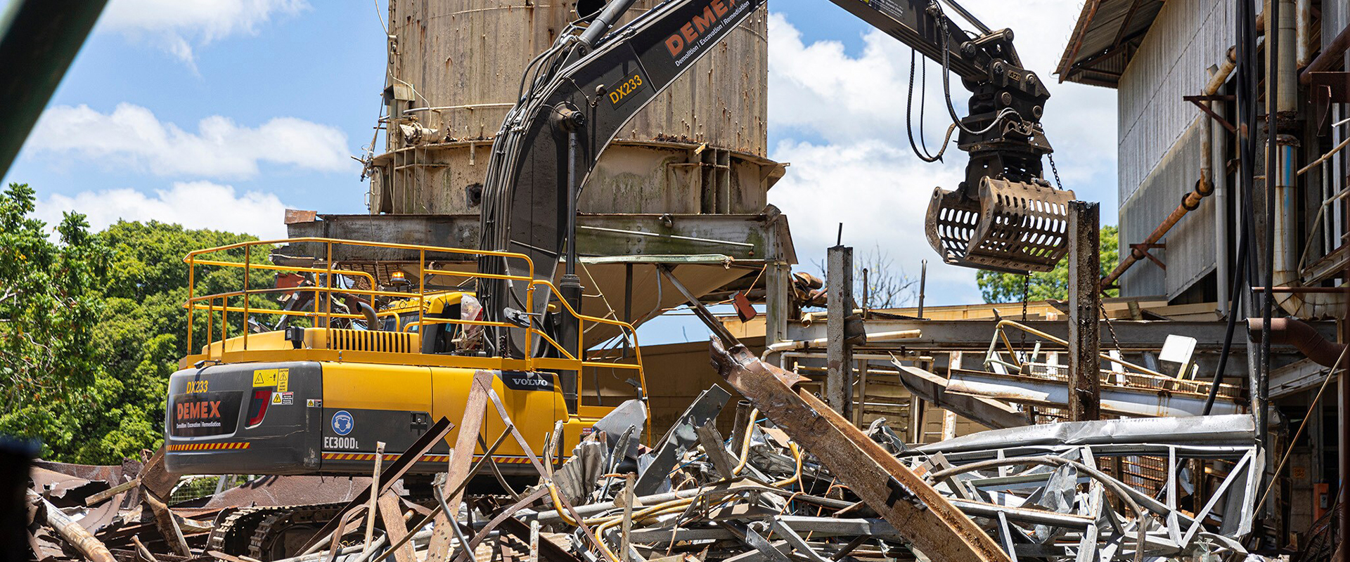 Plant demolition and factory dismantling project