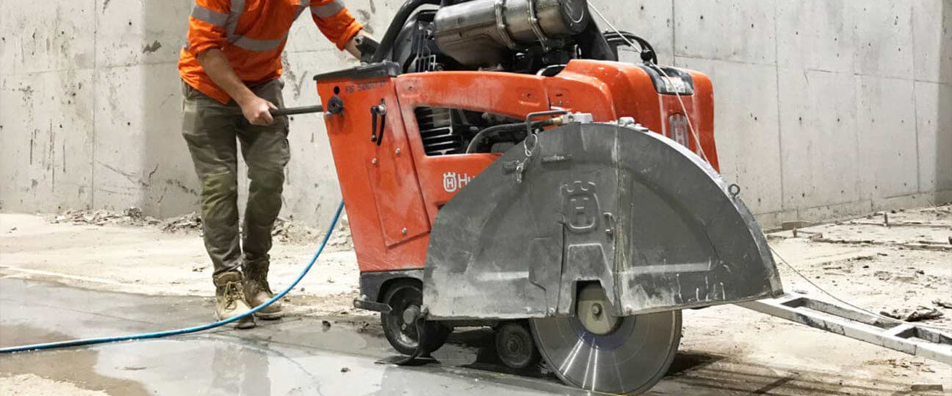 Concrete cutting and RCC dismantling work