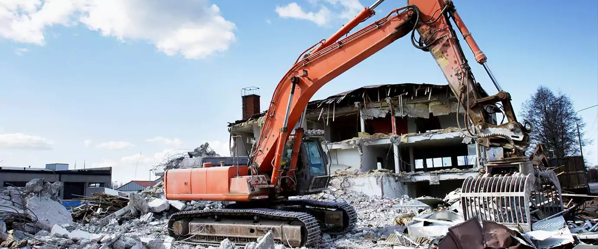 Commercial building demolition project
